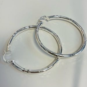 14k gold plated large earrings